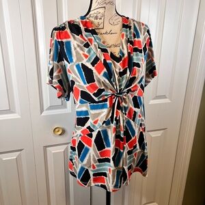 Daisy Fuentes Colorful Women's Top